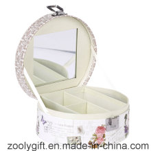 Printed Cosmetic Gift Box / Promotional Paper Music Box with Mirror and Lock